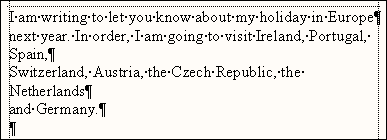 This user has pressed Enter at the end of every line. Don't type your document like this.